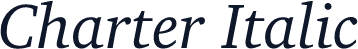 Charter Italic
