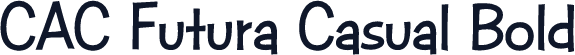 CAC Futura Casual Bold