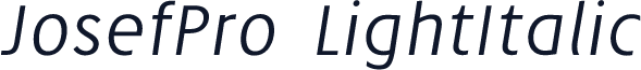JosefPro-LightItalic