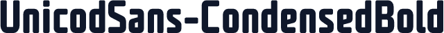 UnicodSans-CondensedBold