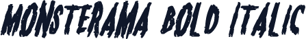 Monsterama Bold Italic