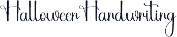HalloweenHandwriting