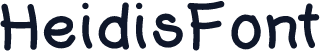 HeidisFont