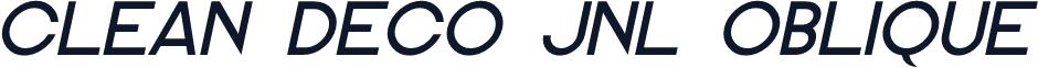Clean Deco JNL Oblique