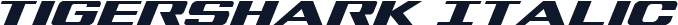 Tigershark Italic