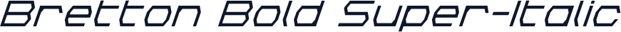 Bretton Bold Super-Italic