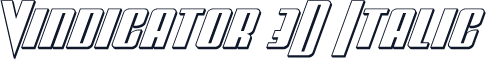 Vindicator 3D Italic