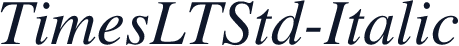 TimesLTStd-Italic