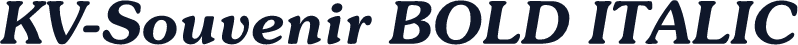 KV-Souvenir BOLD ITALIC