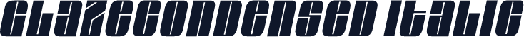 GlazeCondensed Italic