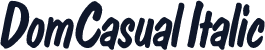DomCasual Italic