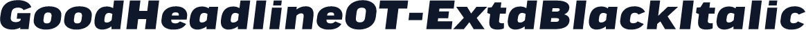 GoodHeadlineOT-ExtdBlackItalic