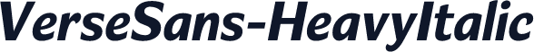 VerseSans-HeavyItalic