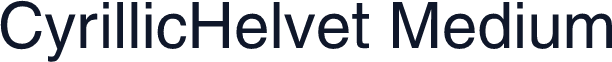 CyrillicHelvet Medium