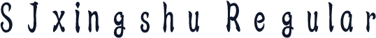 SJxingshu Regular