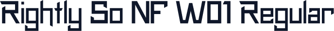 Rightly So NF W01 Regular
