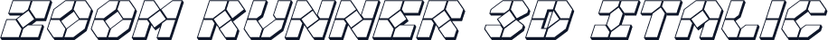Zoom Runner 3D Italic
