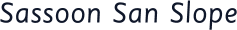 Sassoon San Slope