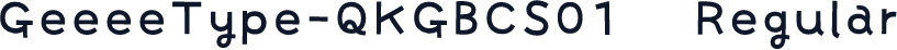 GeeeeType-QKGBCS01 Regular