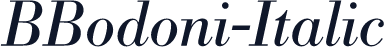 BBodoni-Italic