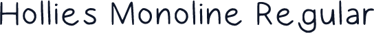 Hollies Monoline Regular
