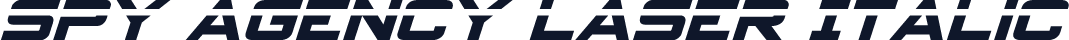 Spy Agency Laser Italic