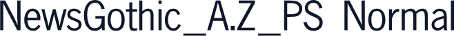 NewsGothic_A.Z_PS Normal