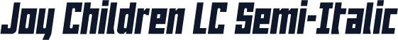 Joy Children LC Semi-Italic