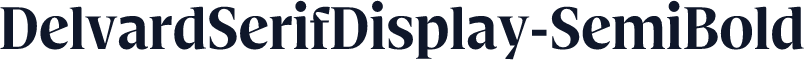 DelvardSerifDisplay-SemiBold
