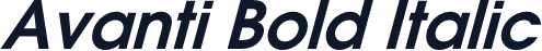 Avanti Bold Italic