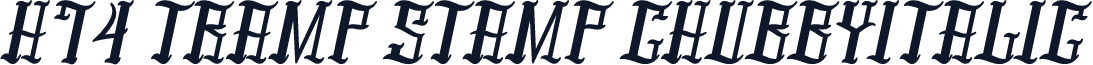 H74 Tramp Stamp ChubbyItalic