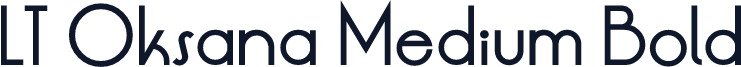 LT Oksana Medium Bold