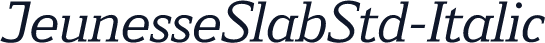 JeunesseSlabStd-Italic