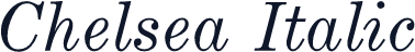 Chelsea Italic
