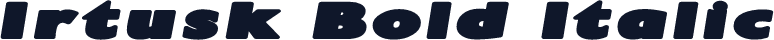 Irtusk Bold Italic
