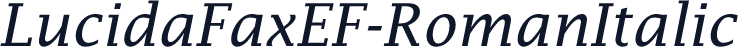 LucidaFaxEF-RomanItalic