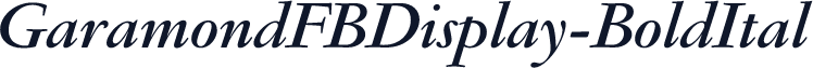 GaramondFBDisplay-BoldItal