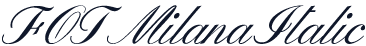 FOTMilanaItalic