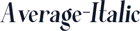 Average-Italic