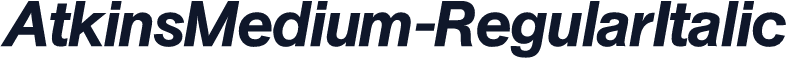 AtkinsMedium-RegularItalic