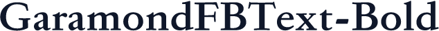 GaramondFBText-Bold