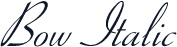 Bow Italic