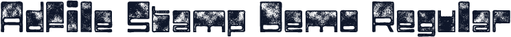Adfile Stamp Demo Regular
