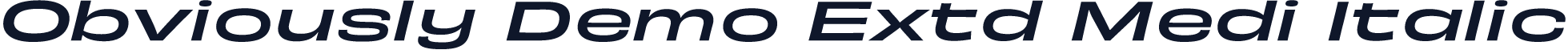 Obviously Demo Extd Medi Italic