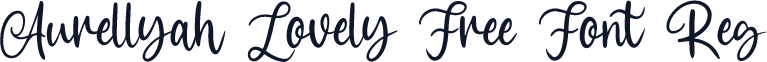 Aurellyah Lovely Free Font Reg