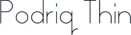 Podriq Thin
