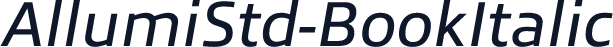 AllumiStd-BookItalic