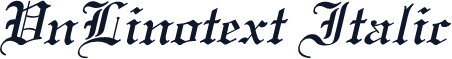 VnLinotext Italic