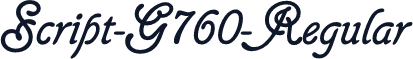 Script-G760-Regular