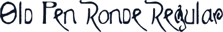 Old Pen Ronde Regular